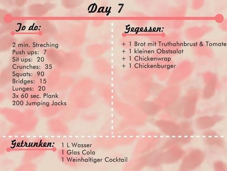 Workout Diary Day 6 - 10