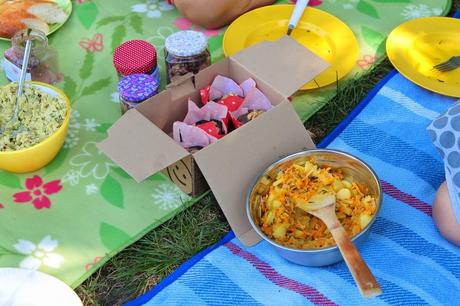 Food Blogger Picknick im Wiener Burggarten