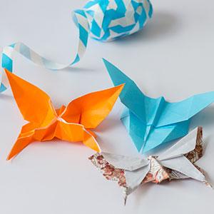 Origami Schmetterlinge
