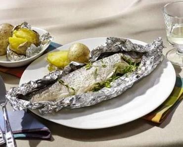 Forelle in der Alufolie