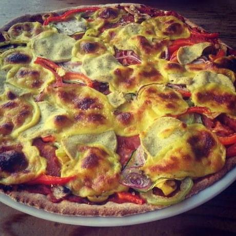 Pizza Delicioso vegan in Klagenfurt