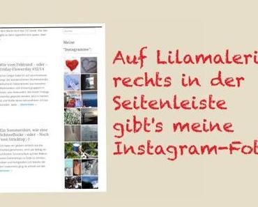 Warum es neuerdings so viele Instagram-Bilder bei mir gibt – oder – Von Julijuwelen und Augustaugenblicken