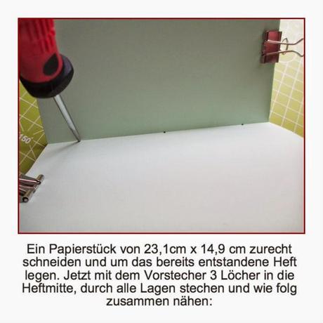 {DIY} Schreibheft mit Register selber machen - mit und ohne Envelop Punch Board
