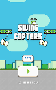 Flappy Birds Erfinder stellt neues Spiel Swing Copters vor