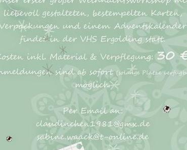 Der langersehnte Workshop!