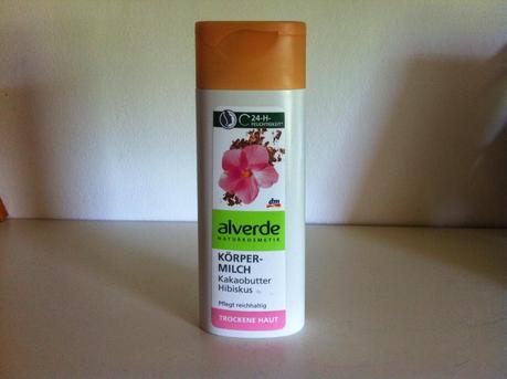 Im Test: Alverde Körpermilch Kakaobutter Hibiskus