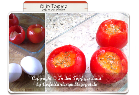 In den Topf geschaut * Ei in Tomate... Jaje u paradajzu