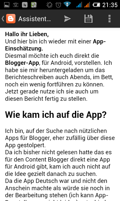 Blogger - App