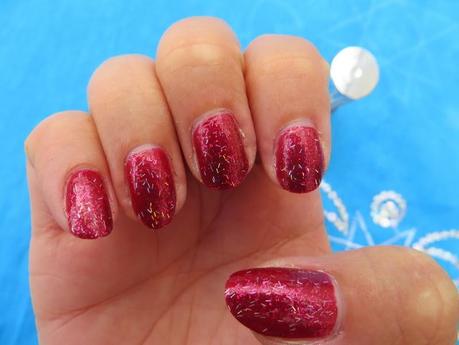 [NotD] essence effect nail polish - 18 that's my pop cake! (electric feathers)