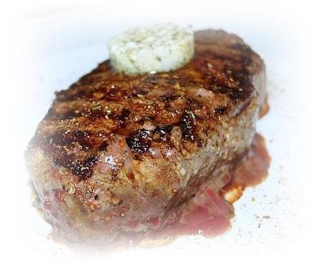 Steak mit Wasabibutter