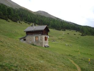 Wandern im Schweizerischen Nationalpark: die Alp la Schera