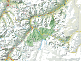 Karte: Die Region Engadin in Graubünden © www.graubuenden.ch
