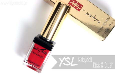 |Hommage an| Yves Saint Laurent Babydoll Kiss & Blush 06 Rouge Libertine
