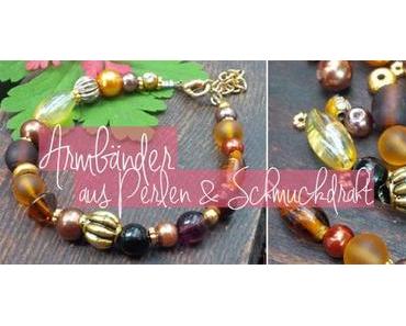 [diy] Armbänder fädeln mit Schmuckdraht