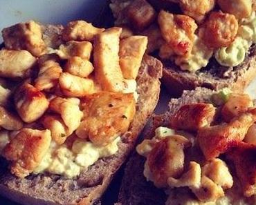 Puten-Hüttenkäse-Snack