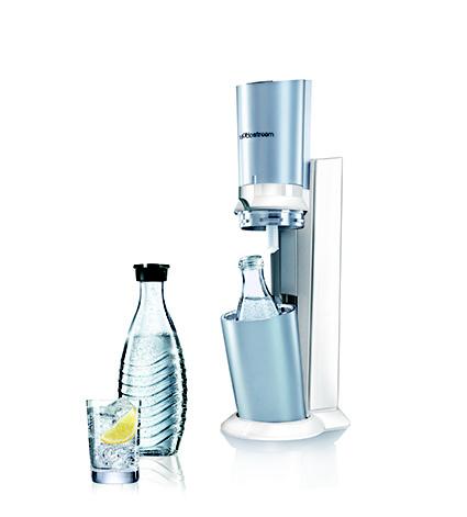 SodaStream_Crystal Premium Weiß Trinkwassersprudler geöffnet mit neuer G...