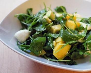 Mango-Avocado-Salat mit Mozzarella
