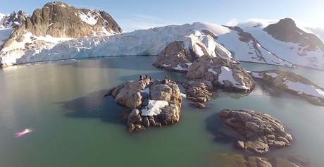 Drohnen Aufnahmen der Arktis