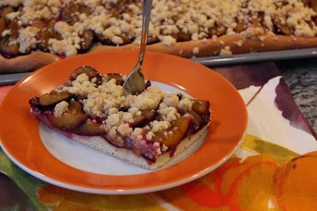 Selten waren die Zwetschgen so gut wie dieses Jahr - deshalb gibt´s Zwetschgenkuchen mit Streusel