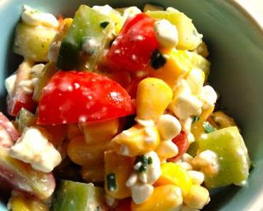 Hüttenkäse-Salat – Blitzschnelles gesundes Mittagessen!