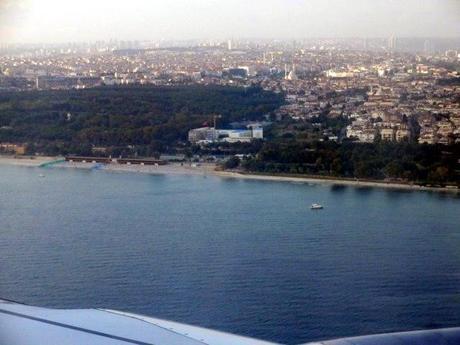 Anflug Istanbul