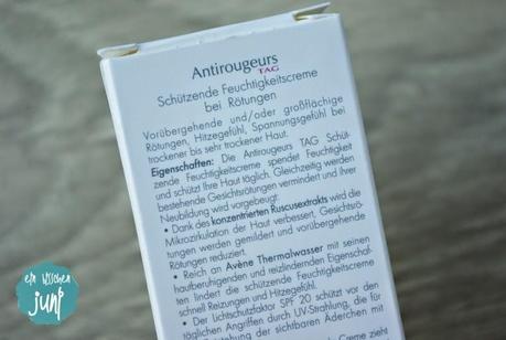 [Ju] Tagespflege | Avène Antirougeurs Jour {Review}