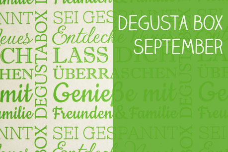 [Unboxing] Degustabox August/September