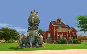Sims 4 Steampunk Rakete