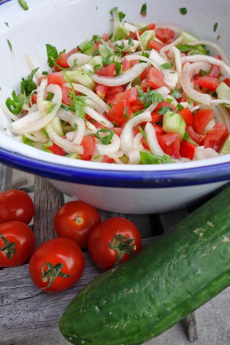 Tomatensalat türkischer Art