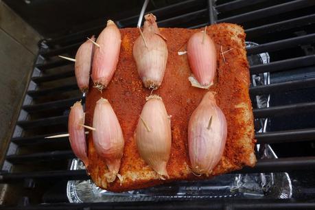 Schweinerückenbraten vom Grill