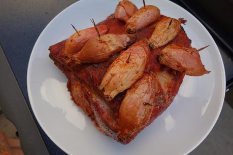 Schweinerückenbraten vom Grill