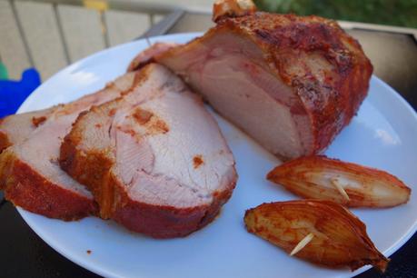 Schweinerückenbraten vom Grill