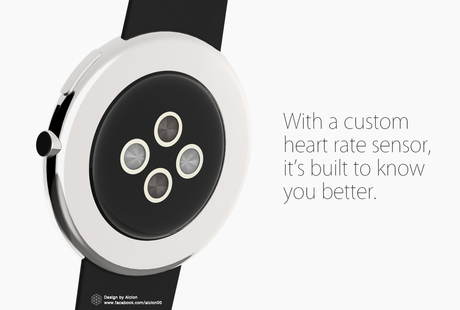Das perfekte Smartwatch Design? Konzept zeigt Mischung aus Apple WATCH und Moto 360 [Galerie]