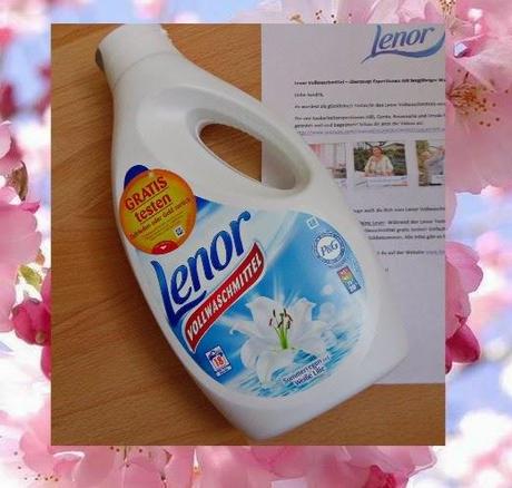 Lenor Waschmittel Sommerregen und weiße Lilie im Produkttest