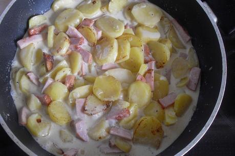 Kartoffel-Leberkäse-Pfanne