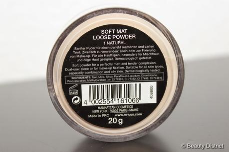 Manhattan Soft Mat Loose Powder