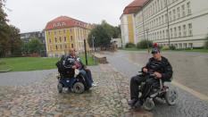 Mit den jungen Behinderten nach Magdeburg