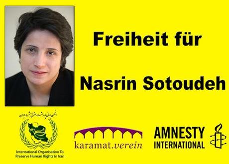 Solidaritätsaktionen für Nasrin Sotoudeh