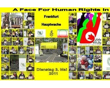 Ein Gesicht für Menschenrechte in Iran war in Frankfurt