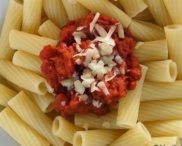 Experimentelles Kochen: Nudeln mit Vanille-Tomatensauce