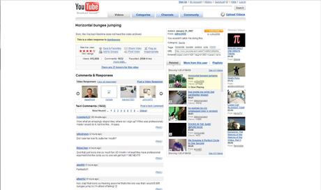 youtubevideoansicht YouTube im Design Wandel   so sah YouTube schon mal aus