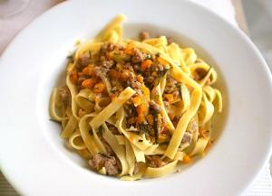 Weiße Bolognese