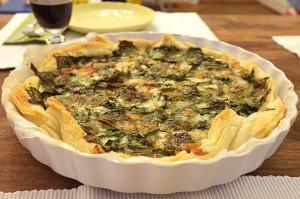 Tarte mit Spinat & Gorgonzola