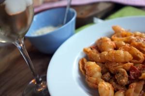 Pasta mit Salsiccia & Ricotta