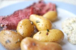 Roastbeef mit Rosmarinkartoffeln