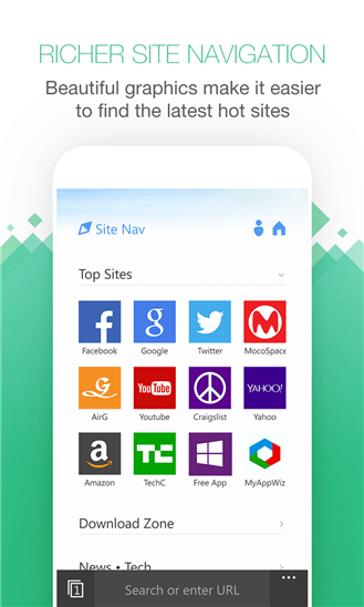 UC Browser – Derzeit der beste Browser im Windows Phone Store