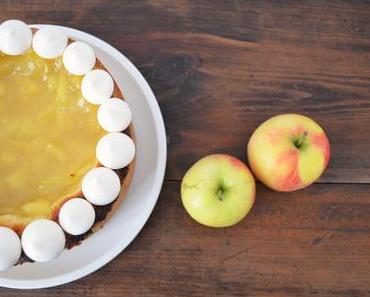 ich backs mir: Apfel-Wein-Kuchen und seine Meringues