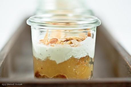 Apple Cantuccini Trifle im Glas Rezept 