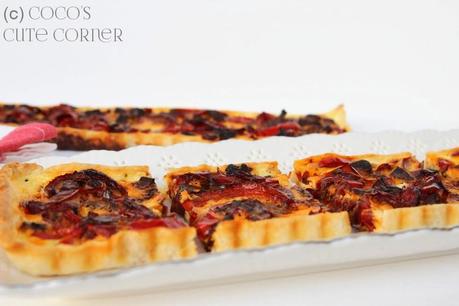 Crostata with Peppers and Chorizo