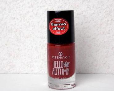 [NOTD] essence "Hello Autumn" LE Thermo Effect Nail Polish 01 "Beauti-fall Red"